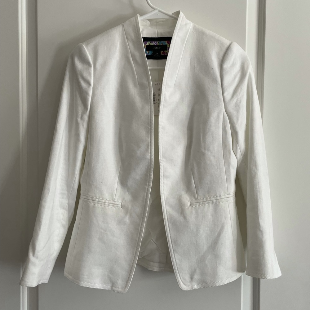NWT White J. Crew Blazer